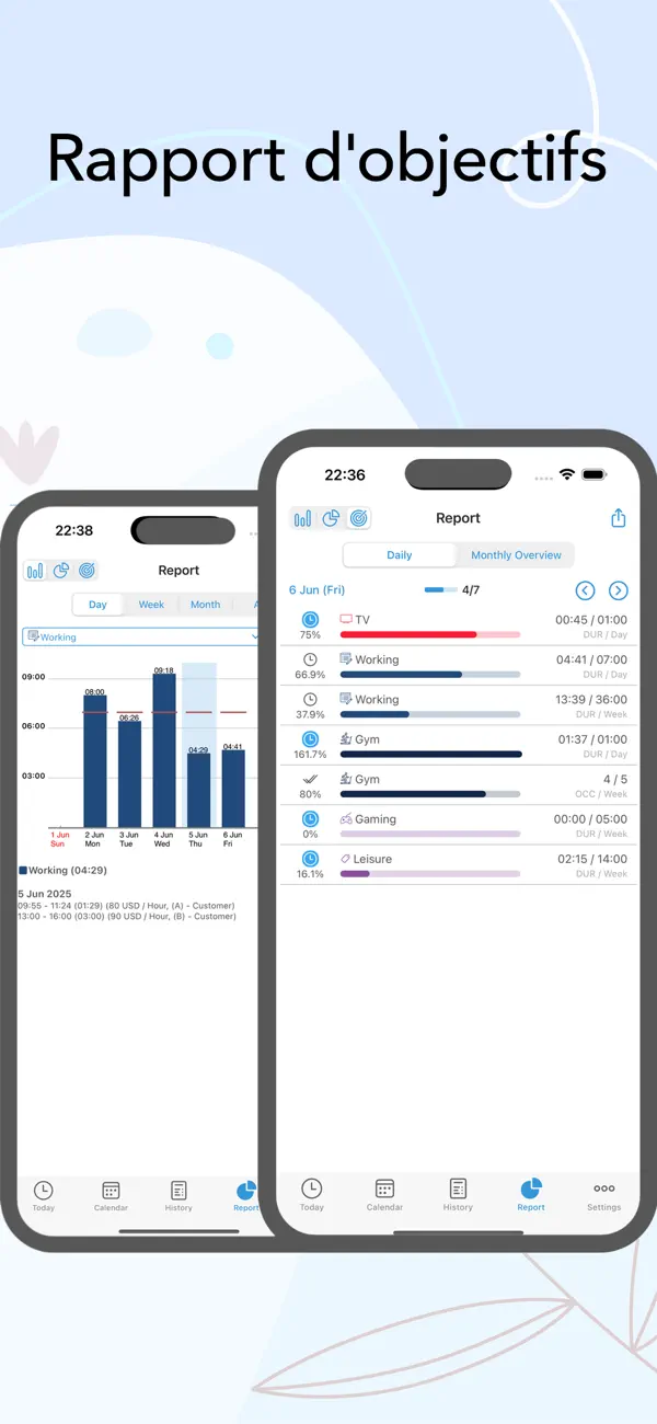 Screenshot #3 pour ATracker PRO: Gestion du temps