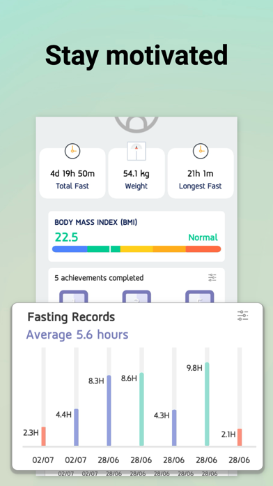 Fasting Diary - IF tracker Screenshot