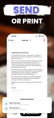 Document Signer - EasySign iPhone screenshot