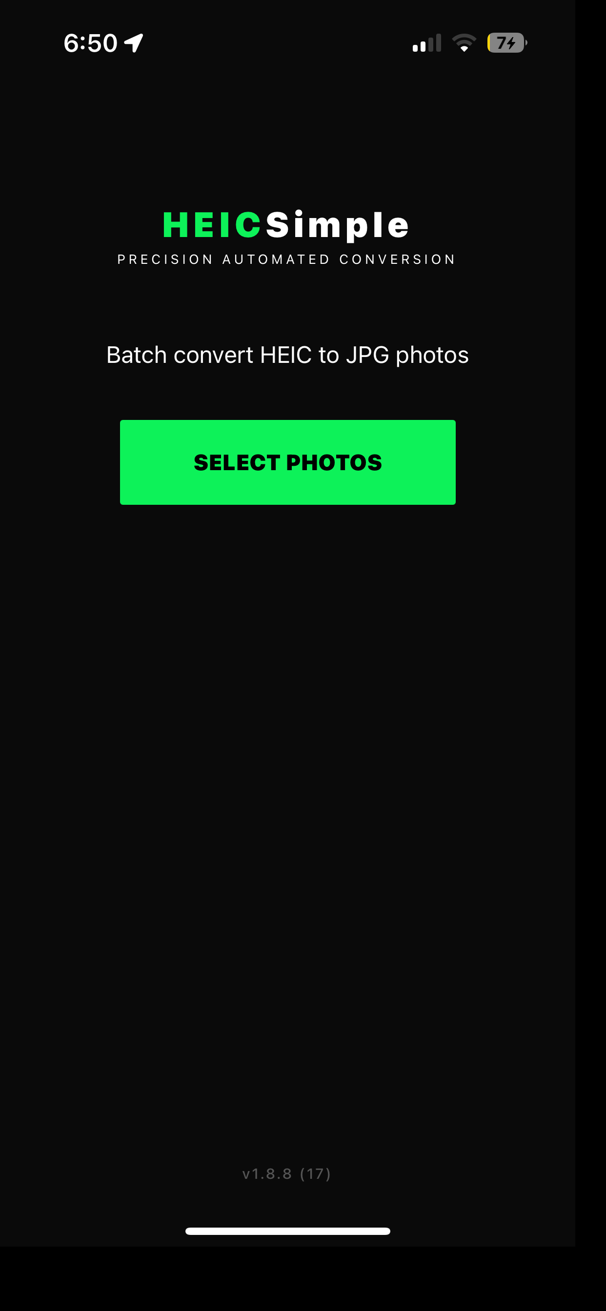 Simple Convert HEIC to JPG