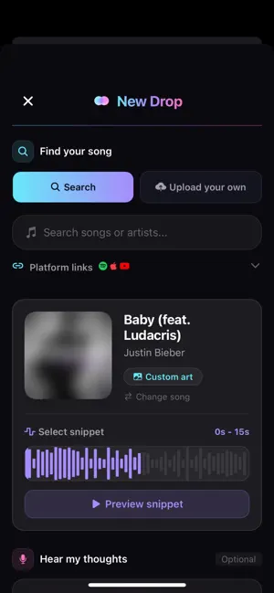 Syncy - Music Discovery screenshot 3