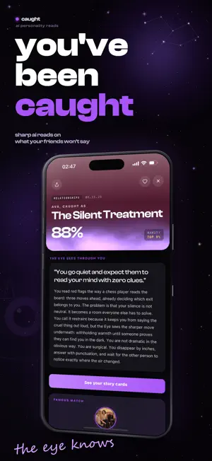 Caught - AI Personality Reads screenshot 2