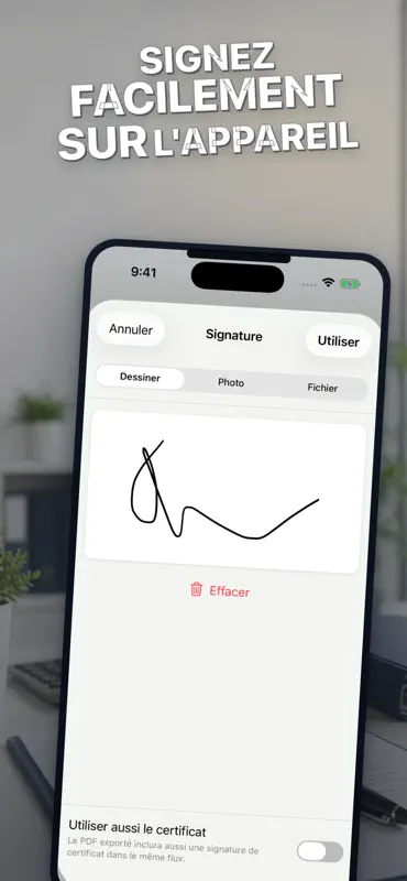 Tampon et Signature screenshot 2 of 5