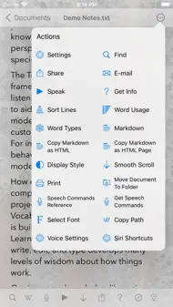 TelepaText - editor, speech iphone bilder 2