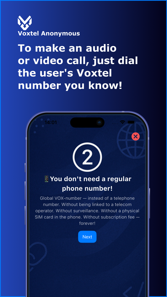 #2. VoxTel Anonymous (iOS) 由: FOXYRED GLOBAL LIMITED