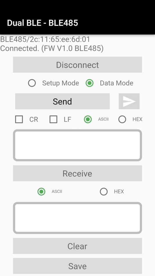 #2. BLE serial terminal V2 (iOS) 由: FUH CHERNG SHEU
