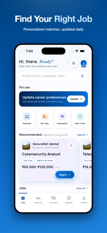 SmyHire — Jobs & Careers iPhone screenshot