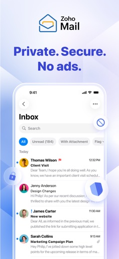Zoho Mail - Email and Calendar screenshot