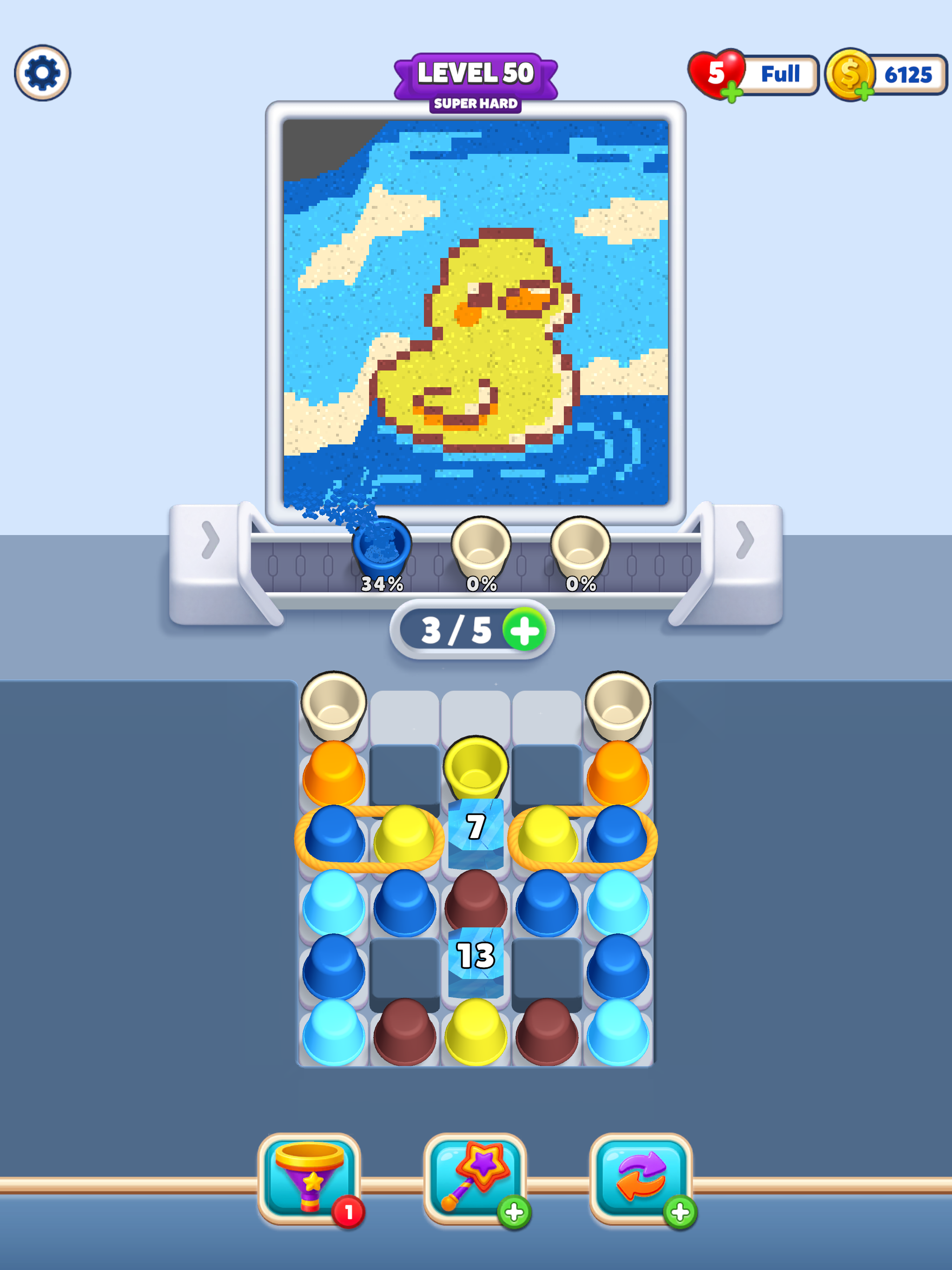 Sand Out: Color Sorting
