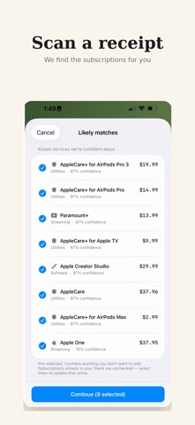 Winnowed: Subscription Tracker screenshot 4