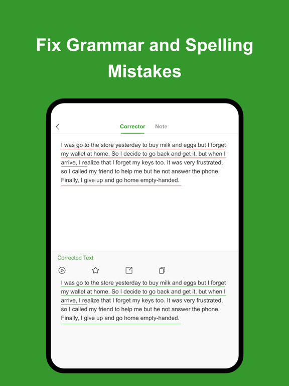 AI Grammar Check - Fix Writing iPad screenshot 2 - Productivity app