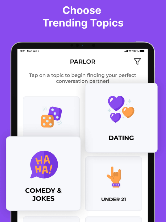 Screenshot #6 pour Parlor: The Social Talking App
