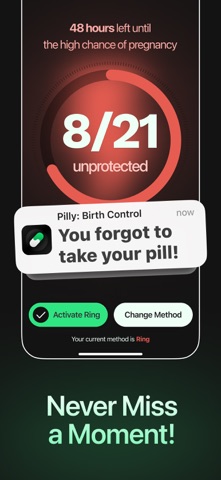 Pilly: Birth Control Reminder Screenshot 2 of 4