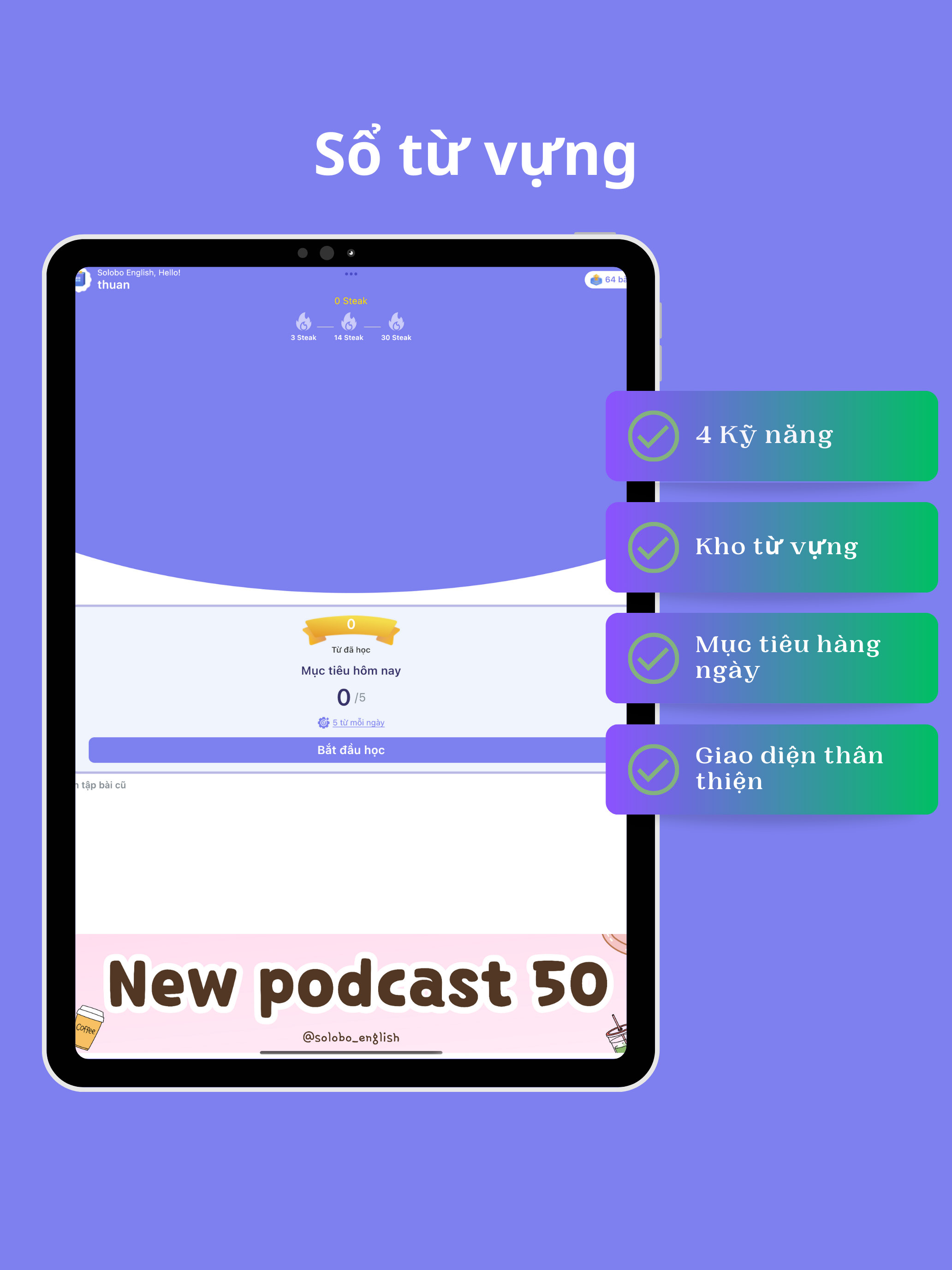 Học Từ Vựng - Solobo screenshot 5