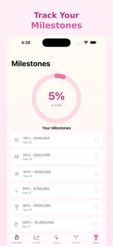 MoneyBloom: FIRE Calculator Screenshot 5 of 5