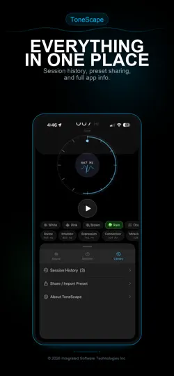 Screenshot von ToneScape auf dem iPhone 2