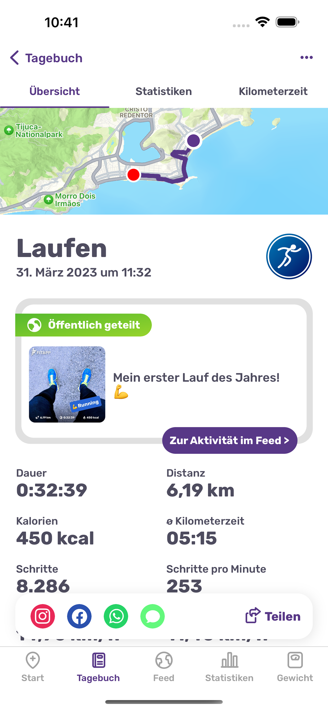 Lauf App & KM Zähler – FITAPP