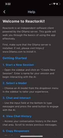 ReactorAI iPhone screenshot