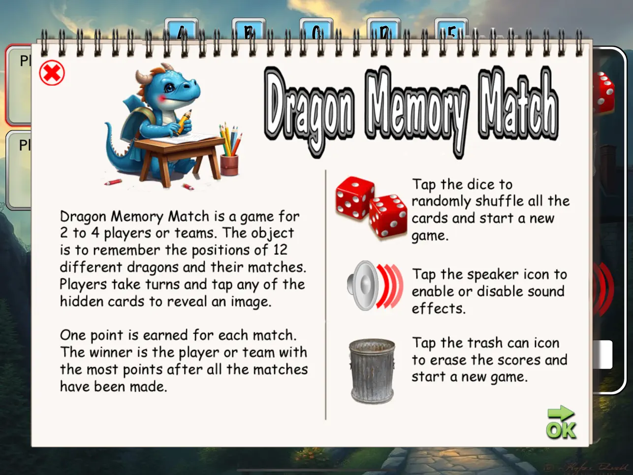 Screenshot #5 pour Dragon Memory Match