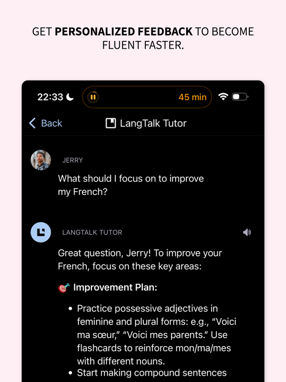 LangTalk – Learn Languages iPad screenshot