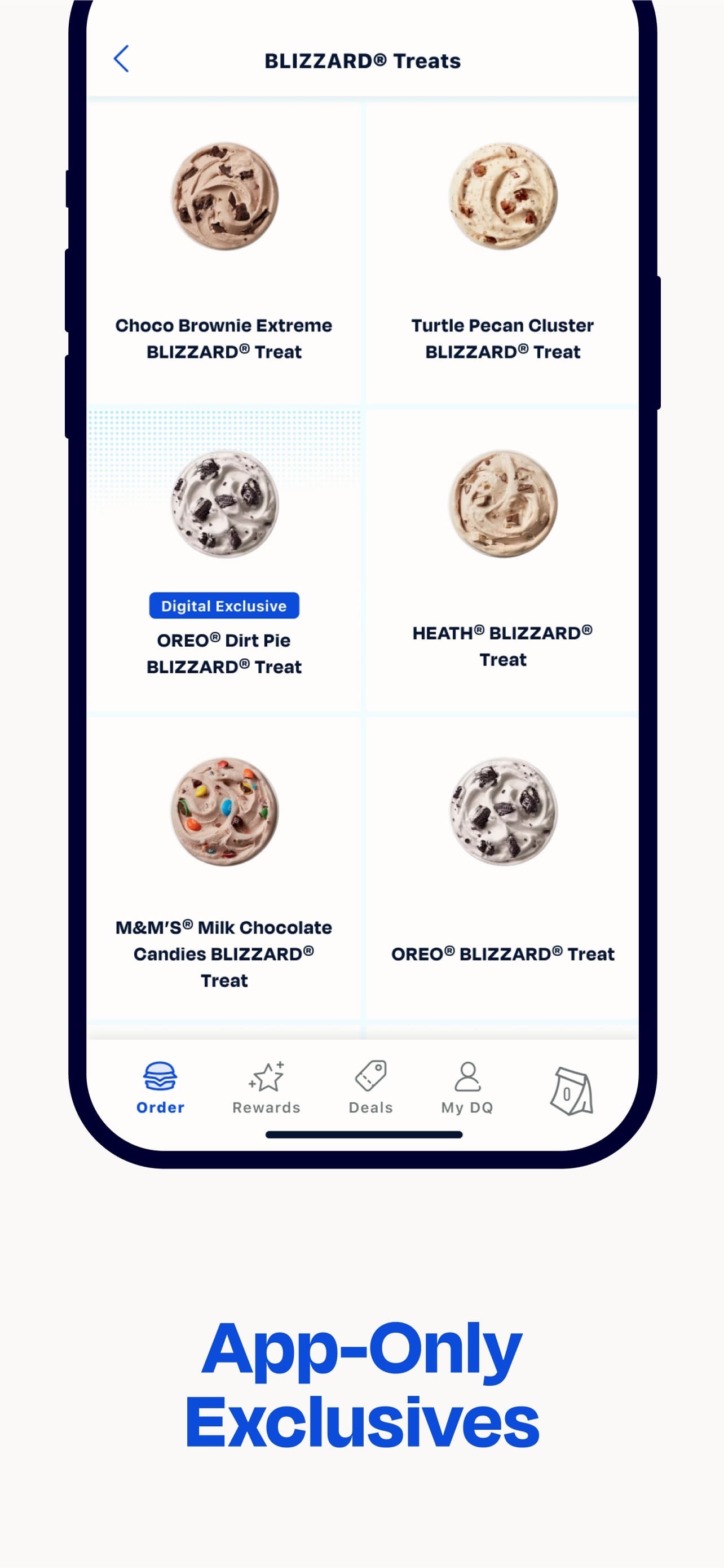 Dairy Queen® Food & Treats screenshot