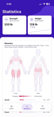 Ready: Strength & Recovery screenshot 4