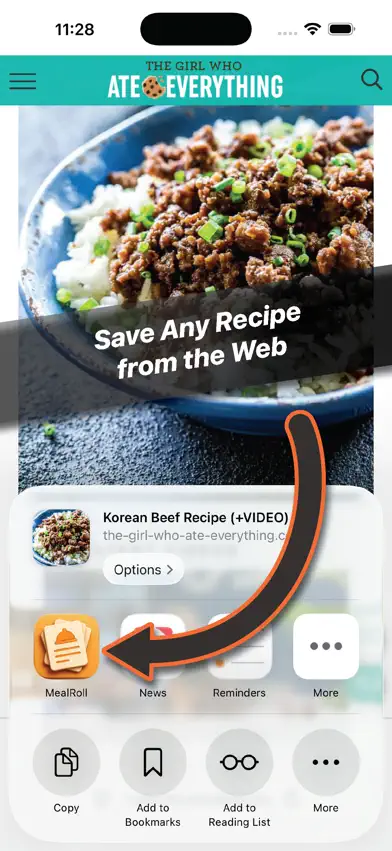 MealRoll: Weekly Meal Planner screenshot 3