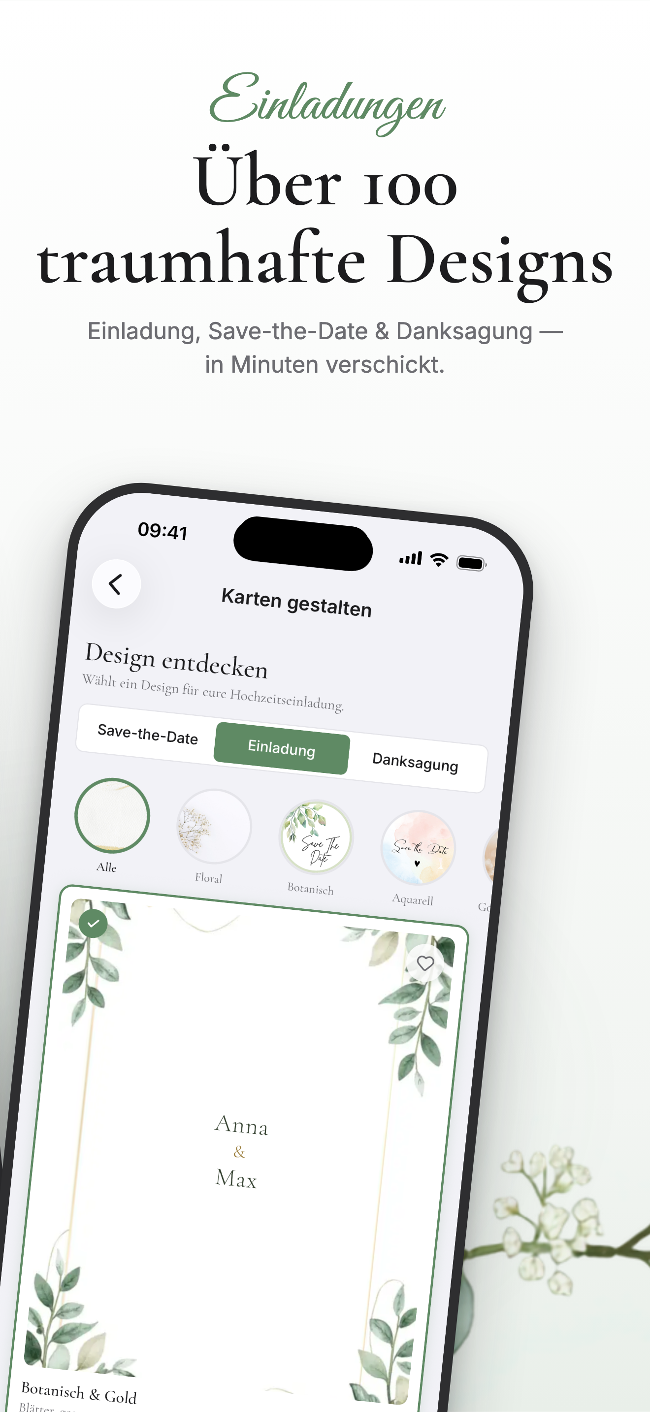 Hochzeitsplaner – App screenshot 2
