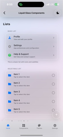Flutter Liquid Glass Kit Screenshot 10 of 10
