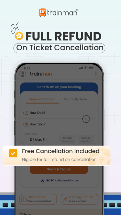 Train Booking, PNR - Trainman Screenshot