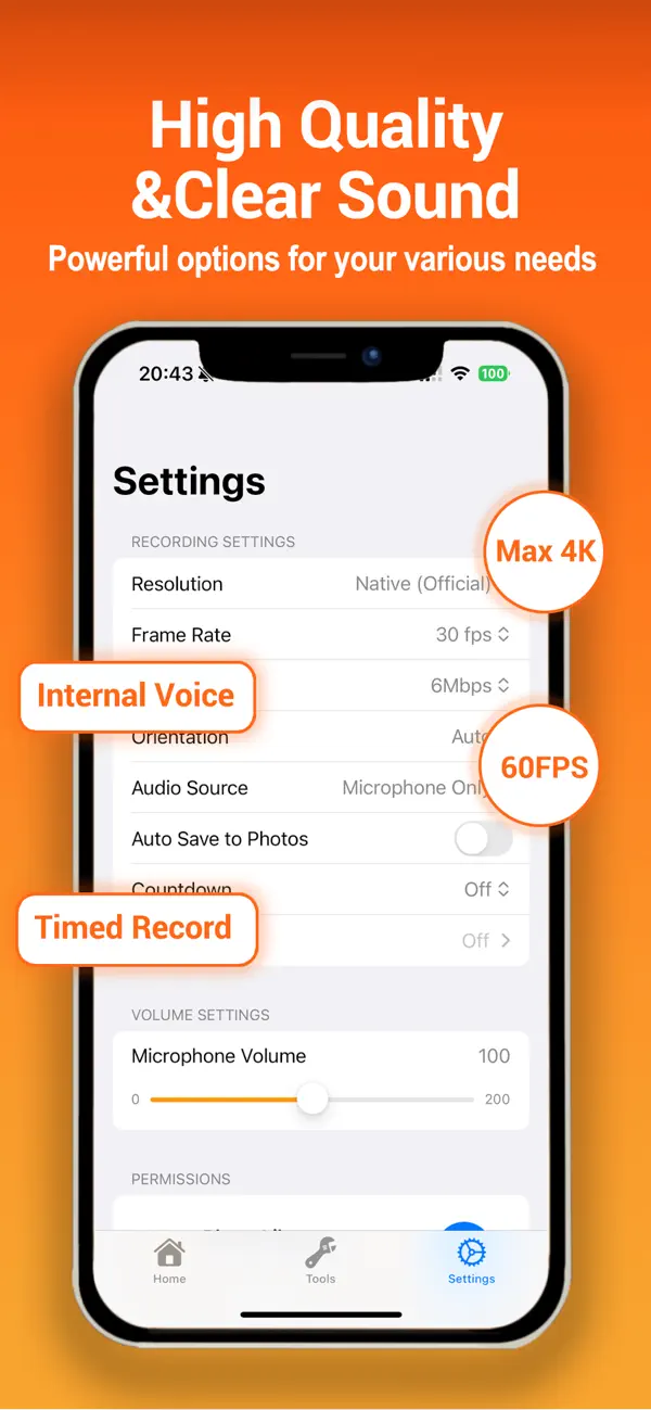Screenshot #3 pour iRecordScreen Enregistreur