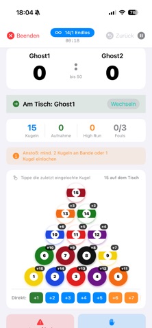 ProBillard screenshot