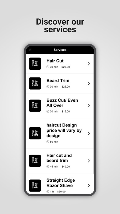 The Dapper Barber Company iPhone screenshot 2 - Business app