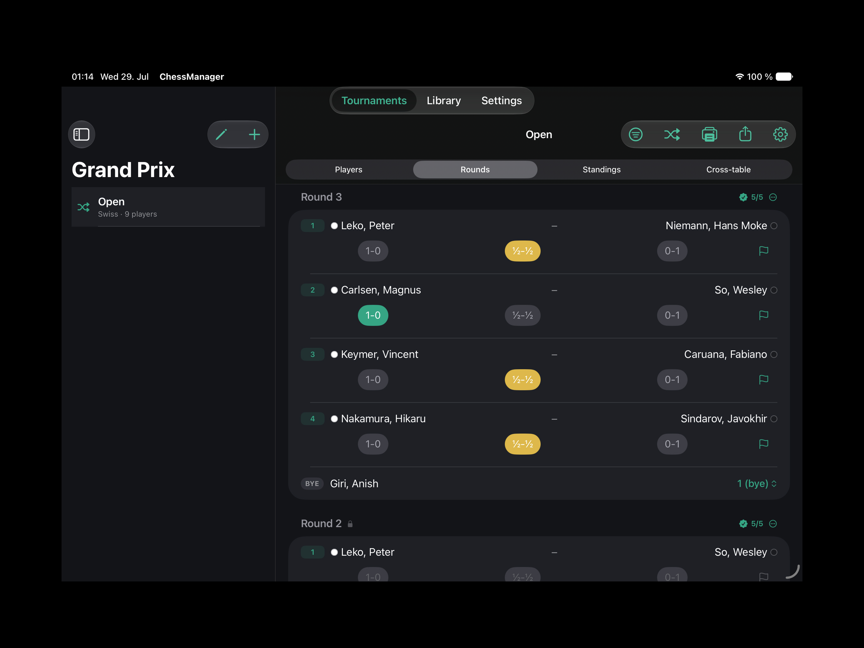 ChessManager: Easy Tournaments screenshot 7