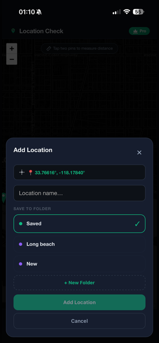 Location Check Screenshot 2 of 5