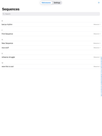 ORhythmic iPad screenshot