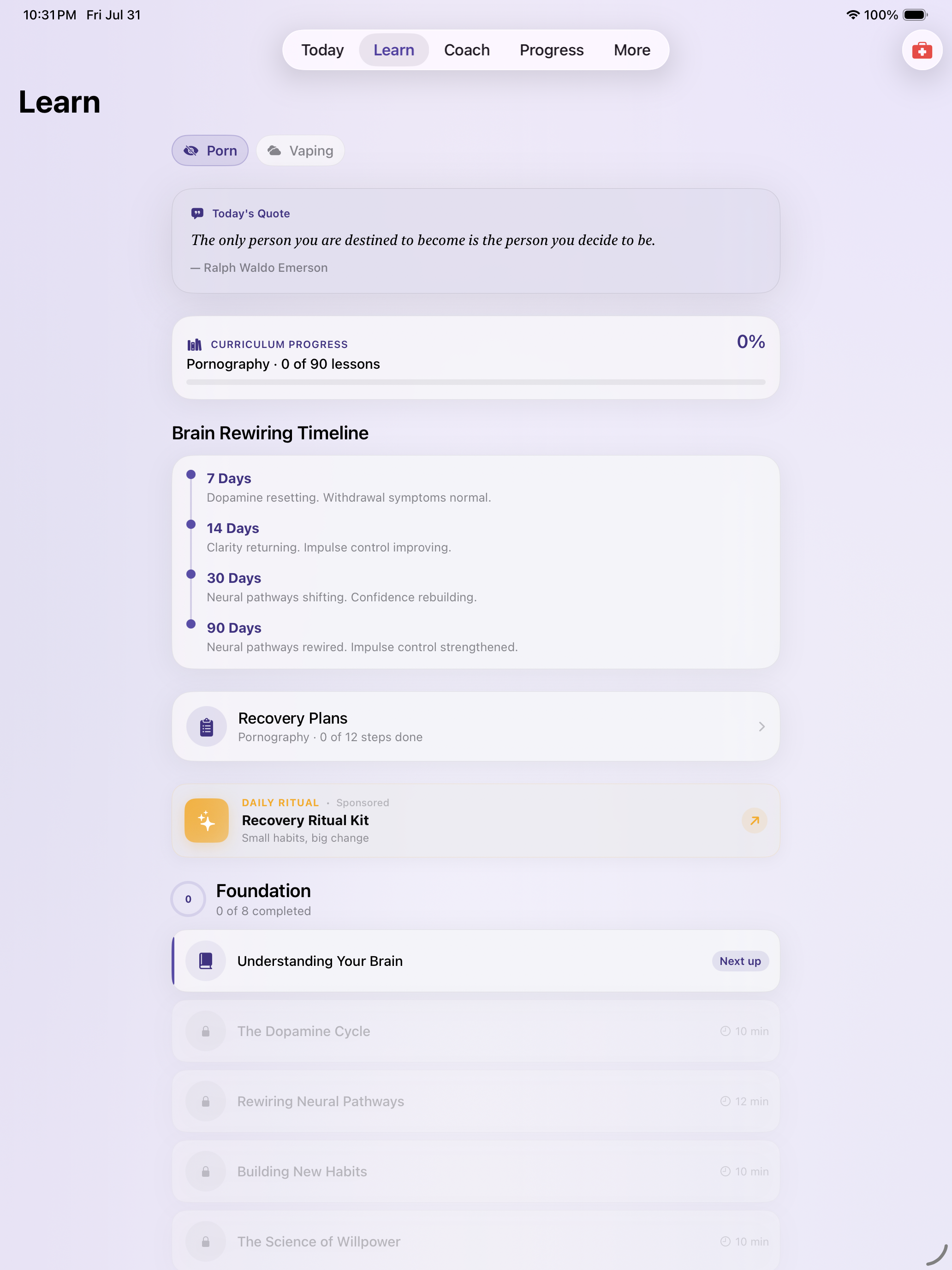 ThriveRecovery: Become screenshot 7