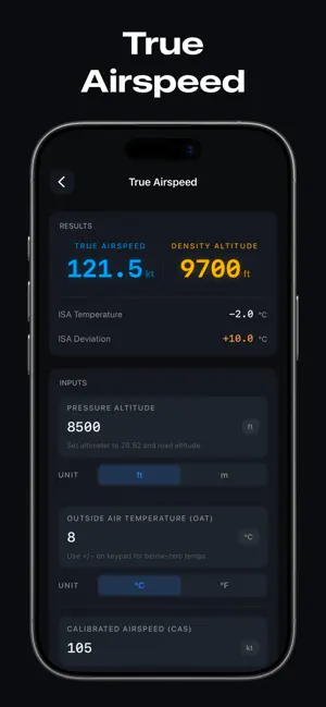 GoFly: E6B Aviation Calculator screenshot 3