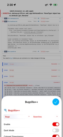 Bugzilla++ Screenshot 3 of 3
