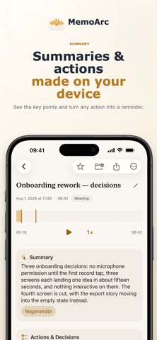 MemoArc: Offline Voice Notes Screenshot 6 of 10