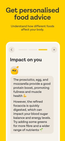 ZOE Health: AI Meal Tracker iPhone screenshot