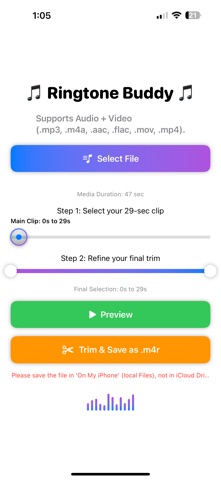 Ringtone Buddy Screenshot 2 of 3