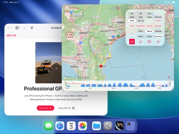 GPS-Trk 3 iPad screenshot
