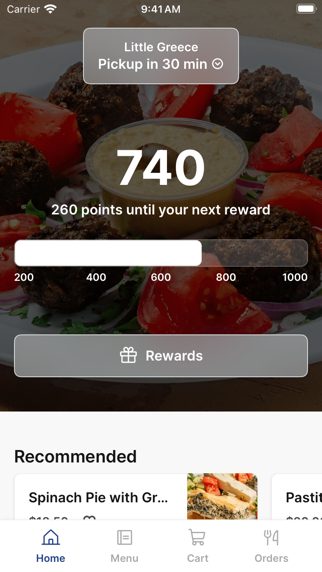 Little Greece iPhone screenshot 1 - Food & Drink app