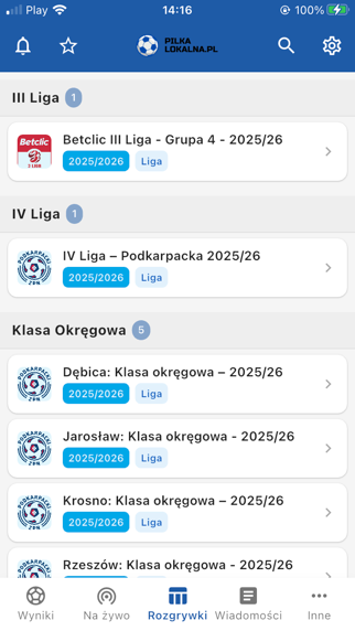 Piłka Lokalna iPhone screenshot 7