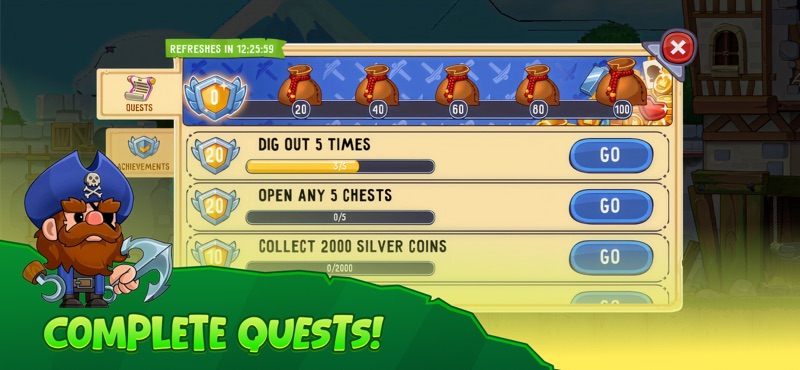 Dig Out! Gold Miner Adventure screenshot 12