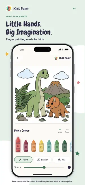 Kids Paint: Colouring Art Book screenshot 1