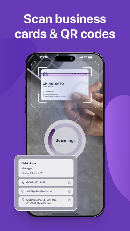 inperson digital business card