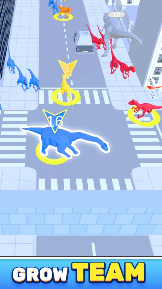 #1. Dino Crowd (iOS) 由: Yso Corp