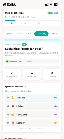 Wise Habit Tracker screenshot